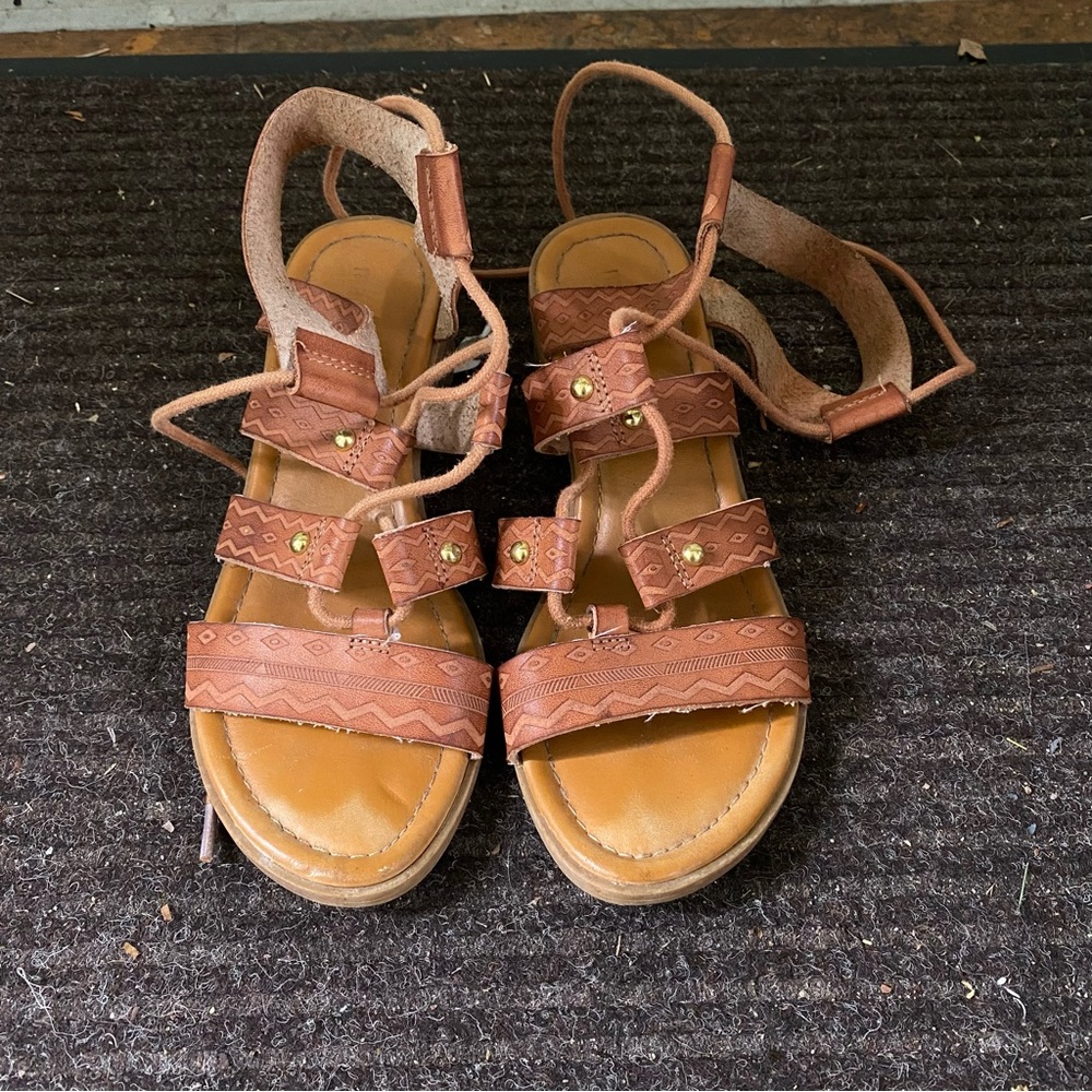 Ankle length gladiator summer sandals
